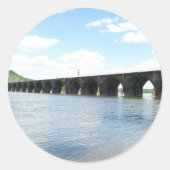 Rockville Stone Mauerwerk Runder Aufkleber (Vorderseite)