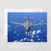 Rockwell B-1 Lancer Postkarte (Vorne/Hinten)