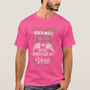 Rockwell Blut fließt durch meine Adern T-Shirt