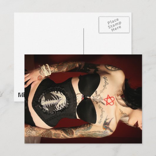 Rockwell DeVil Postkarte (Vorne/Hinten)