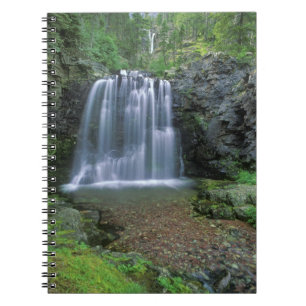 Rockwell Falls im Two Medicine Valley von Notizblock