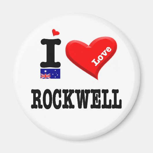 ROCKWELL - I-Liebe Magnet (Vorne)
