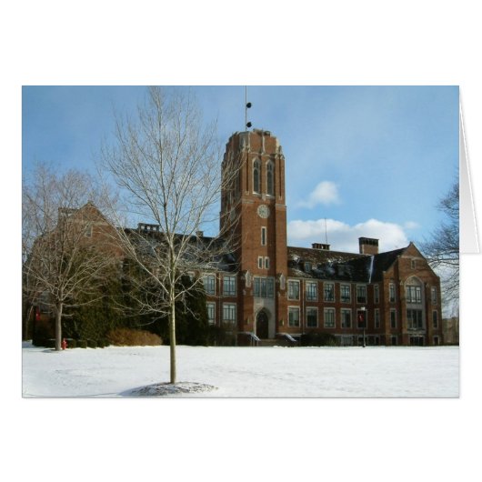 Rockwell im Winter in der Grove City Uni (Vorderseite (Horizontal))