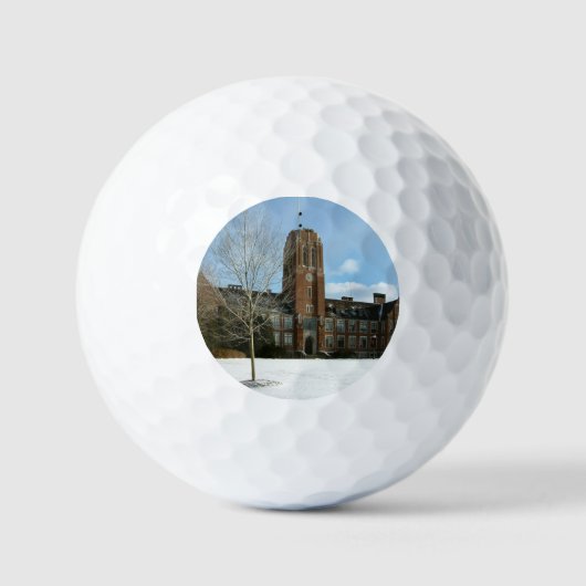 Rockwell im Winter in der Grove City Uni Golfball (Vorderseite)