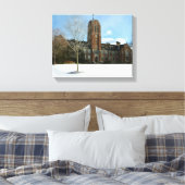 Rockwell im Winter in der Grove City Uni Leinwanddruck (Insitu (Schlafzimmer))