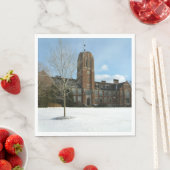 Rockwell im Winter in der Grove City Uni Serviette (Beispiel)