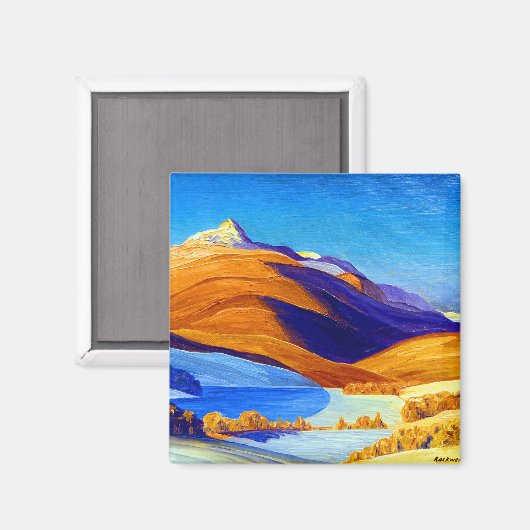 Rockwell Kent Vermont Study Magnet (Vorderseite/Rückseite)