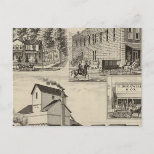 Rockwell-Landkreis, Kansas Postkarte