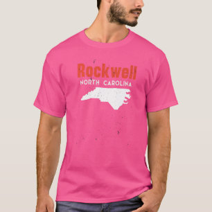 Rockwell North Carolina Usa Staat America T-Shirt