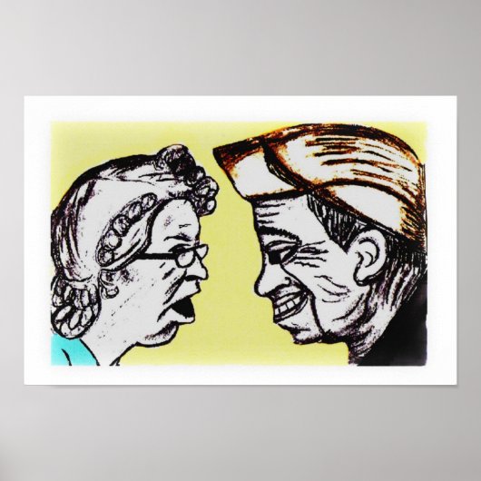 ROCKWELL POSTER MAN & FRAU (Vorne)