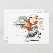 Rocky and Mugsy Rat a tat that tat, that Postkarte (Vorne/Hinten)