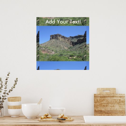 Rocky Apache Trail Poster (Küche)