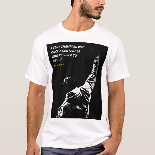 Rocky Balboa quotes T-Shirt (Vorderseite)