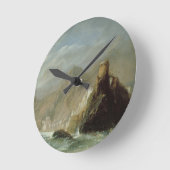 Rocky Bay Runde Wanduhr (Winkel)