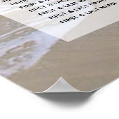 Rocky Beach Hochzeitskarte Poster (Ecke)