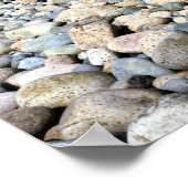 Rocky Beach Scene Poster (Ecke)
