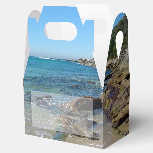 Rocky Beach Wedding Geschenkschachtel (Geöffnet)