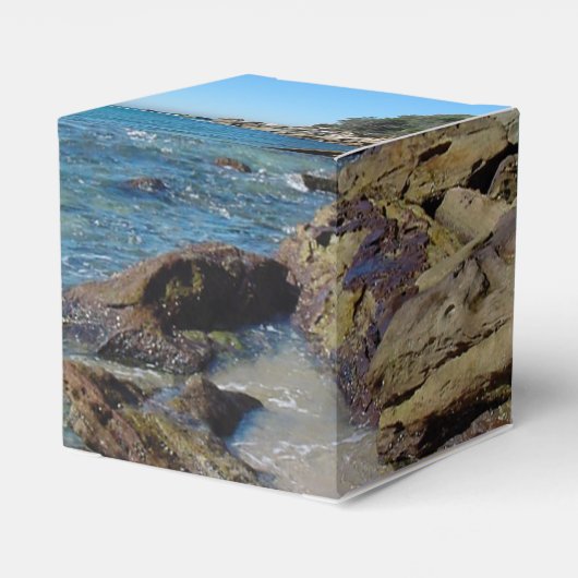 Rocky Beach Wedding Geschenkschachtel (Rückseite)