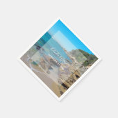 Rocky Beach Wedding Serviette (Ecke)