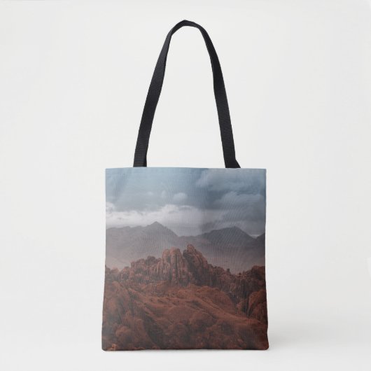 ROCKY BERGE UNTER GRAY SKIES TASCHE (Vorderseite)