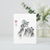 Rocky Chinese Mountain Postcard Postkarte (Stehend Vorderseite)