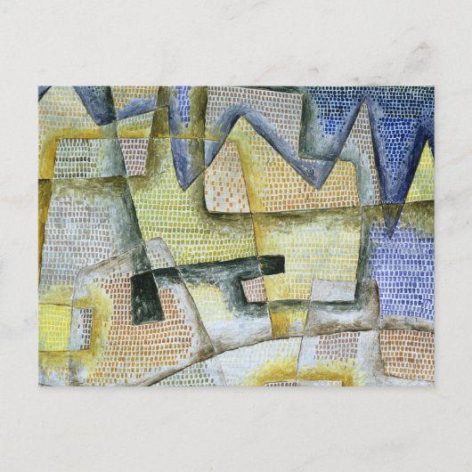 Rocky Coast, 1931 von Paul Klee Postkarte (Vorderseite)