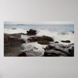 Rocky Coastline, Acadia National Park, Maine Poster