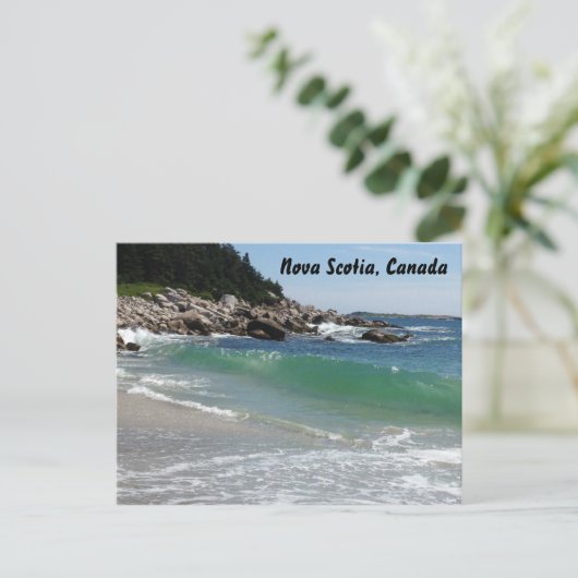 Rocky Coastline Postkarte (Stehend Vorderseite)