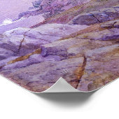 Rocky Cove von William Trost Richards Poster (Ecke)