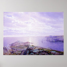 Rocky Cove von William Trost Richards Poster