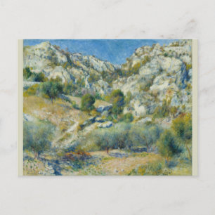 Rocky Crags in L'Estaque von Pierre Auguste Renoir Postkarte