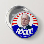 Rocky De La Fuente für Präsidenten 2020 Button (Vorne & Hinten)