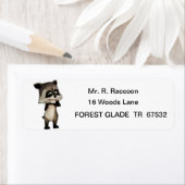 Rocky der Niedliche Cartoon Raccoon (Insitu)