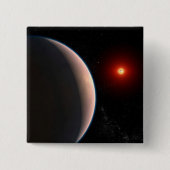 Rocky Exoplanet GJ 486 B Orbit A Red Dwarf Star Button (Vorderseite)