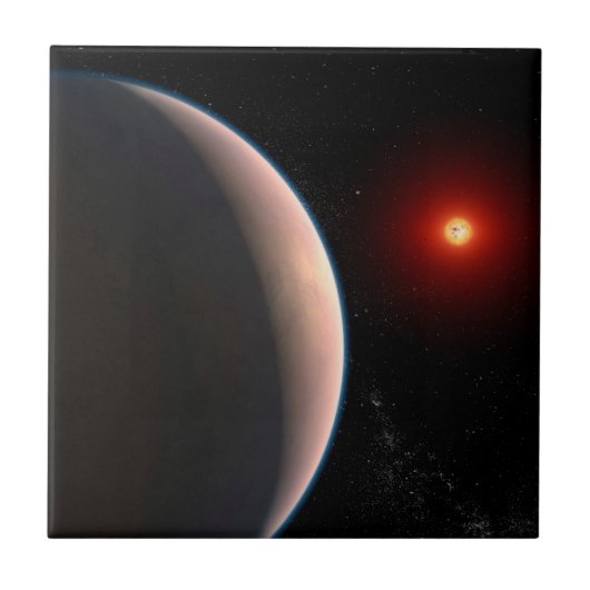 Rocky Exoplanet GJ 486 B Orbit A Red Dwarf Star Fliese (Vorderseite)