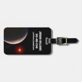 Rocky Exoplanet GJ 486 B Orbit A Red Dwarf Star Gepäckanhänger (Vorderseite horizontal)