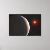 Rocky Exoplanet GJ 486 B Orbit A Red Dwarf Star Leinwanddruck (Vorderseite)