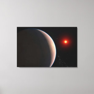 Rocky Exoplanet GJ 486 B Orbit A Red Dwarf Star Leinwanddruck