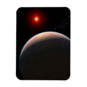 Rocky Exoplanet GJ 486 B Orbit A Red Dwarf Star Magnet (Vertikal)