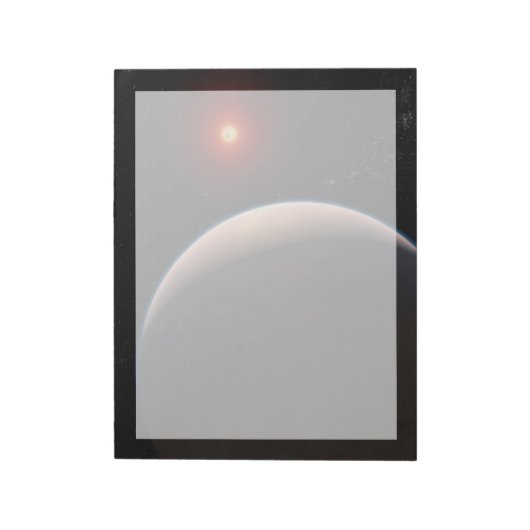Rocky Exoplanet GJ 486 B Orbit A Red Dwarf Star Notizblock (Rotiert)