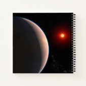 Rocky Exoplanet GJ 486 B Orbit A Red Dwarf Star Notizblock (Rückseite)