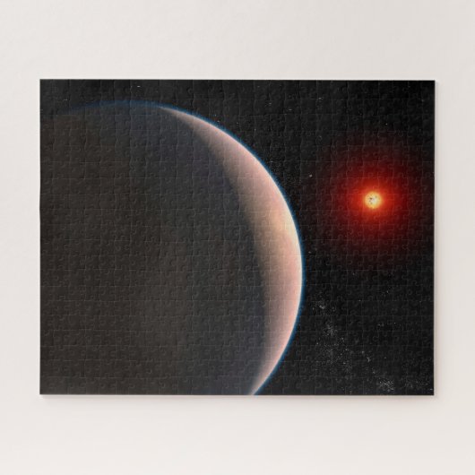 Rocky Exoplanet GJ 486 B Orbit A Red Dwarf Star Puzzle (Horizontal)