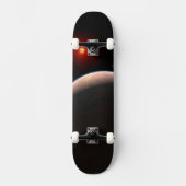 Rocky Exoplanet GJ 486 B Orbit A Red Dwarf Star Skateboard (Vorderseite)
