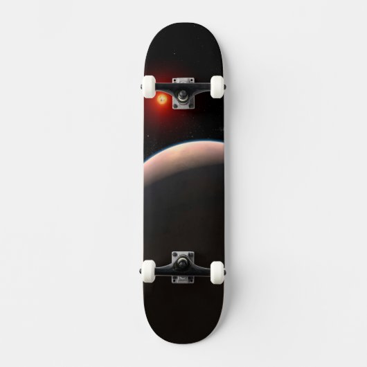 Rocky Exoplanet GJ 486 B Orbit A Red Dwarf Star Skateboard (Vorderseite)