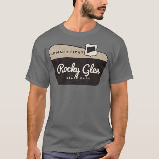Rocky Glen Staat Park Connecticut Begrüßungszeiche T-Shirt