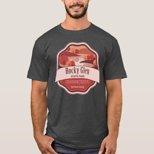 Rocky Glen State Park Fairfield County Connecticut T-Shirt (Vorderseite)
