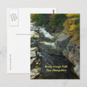 Rocky Gorge Falls, NH Postcard Postkarte (Vorne/Hinten)
