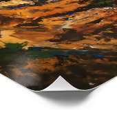 "Rocky Heights" Landschaftsmalerei Poster (Ecke)