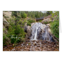Rocky Helen Hunt Falls Danke Karte