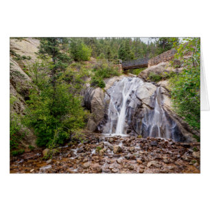 Rocky Helen Hunt Falls Grußkarte